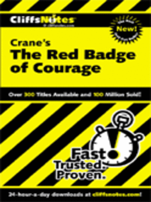 cover image of CliffsNotes on Crane's The Red Badge of Courage
